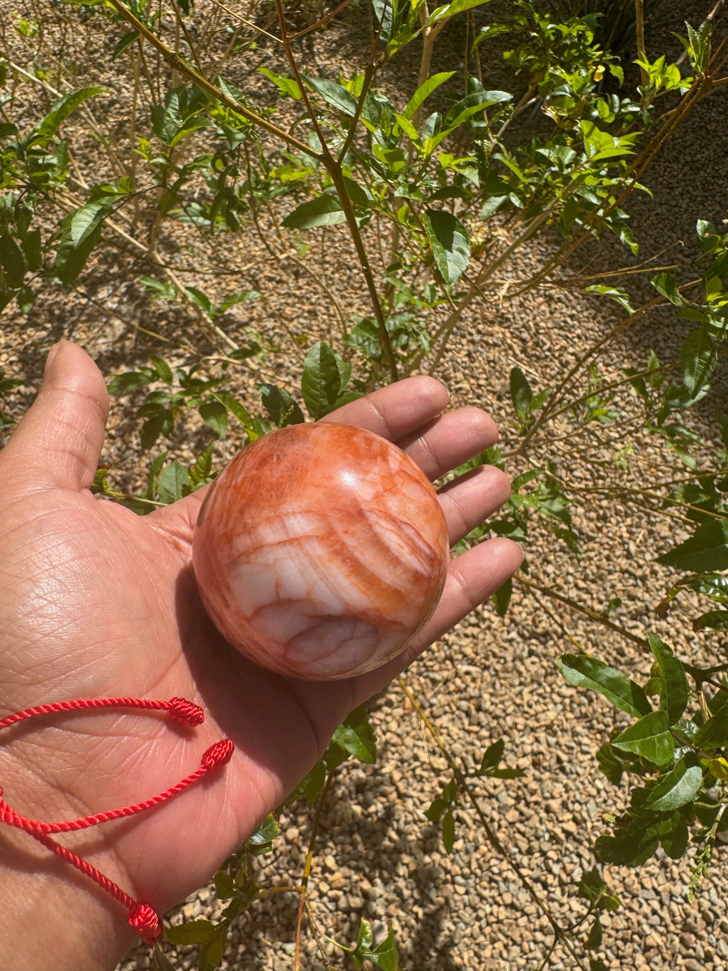 Red Moonstone Sphere