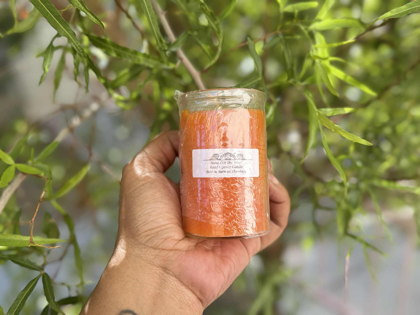 “Move Out the Way!” – Road Opener Candle